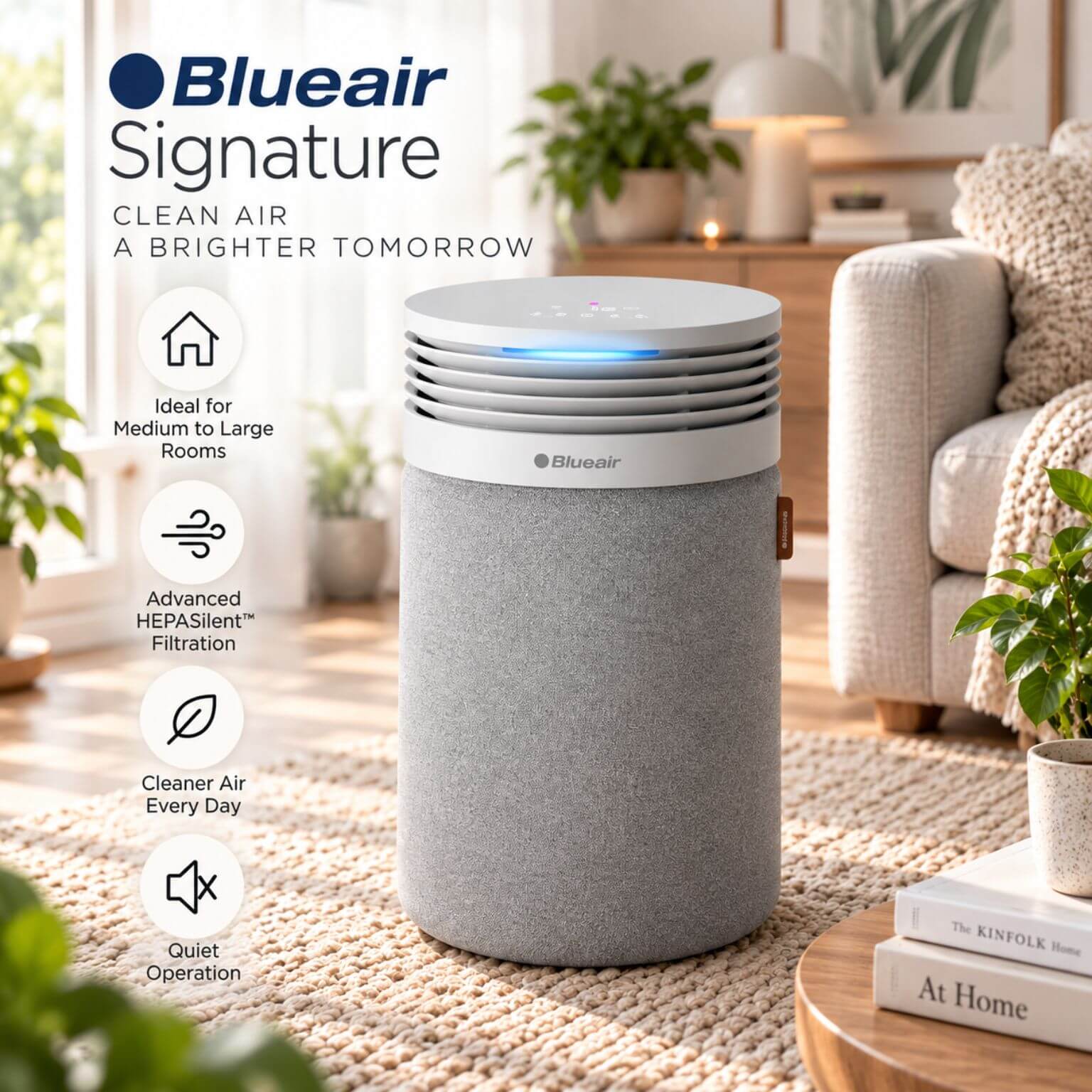 premium smart air purifier for home advanced features