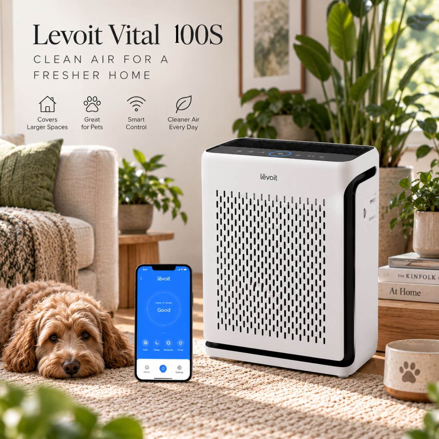 Levoit Vital 100S air purifier for pets