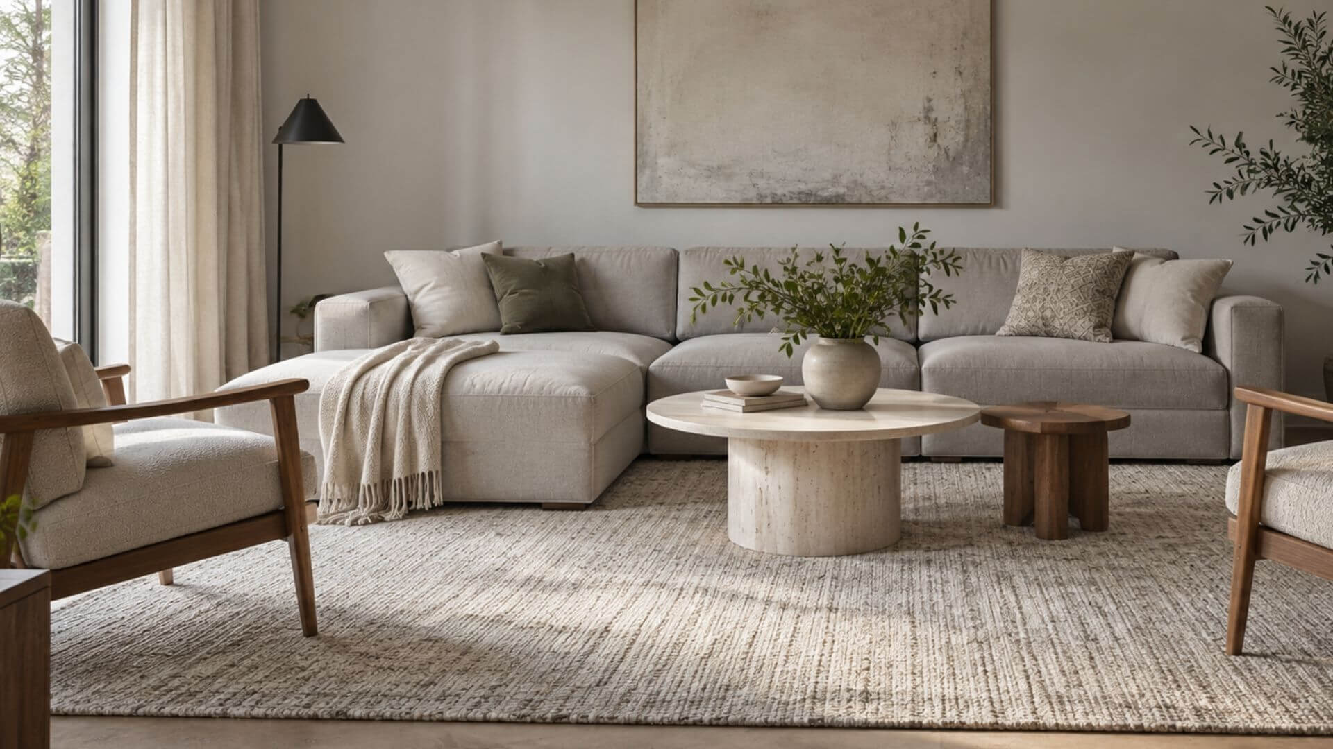 All Furniture on the Rug